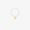 Ambush Sterling Silver Heart Lock Bracelet In Silver
