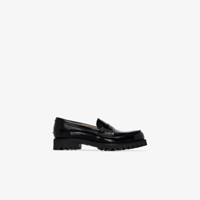 Church's Cameron Glossed-leather Loafers In Black