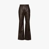LVIR BOOTCUT FAUX LEATHER TROUSERS,LV20FPT16A15354160
