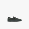 CHRISTIAN LOUBOUTIN LOUIS SPIKES SLIP-ON SUEDE SNEAKERS,113028015143667