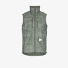 AND WANDER GREY AND CAMOUFLAGE PRINT TECHNICAL GILET,574022101115150931