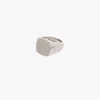 Tom Wood Mens Silver Cushion Polished Sterling-silver Signet Ring 64mm In Silver