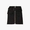 COPERNI EXPLORER PINSTRIPE MINI SKIRT,J02F2010515295341