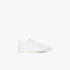 Adidas Originals White Vegan Leather Stan Smith Sneakers In White