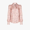 THE MARC JACOBS ICING PRINT SILK BLOUSE,V600004768015485507