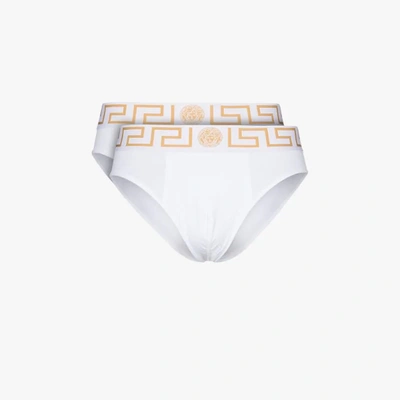 Versace Underwear In White Cotton