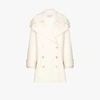 Marni Oversized Wool Double-breasted Coat In White
