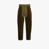 HAIDER ACKERMANN BEAUMONT CROPPED COTTON TROUSERS,2043410A19415506078