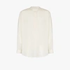 ERMENEGILDO ZEGNA NEUTRALS FEAROFGODZEGNA OVERSIZED GRANDAD SHIRT,8SFG059NRCHB15501637