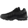 Nike Air Max 95 Suede And Mesh Trainers In Black