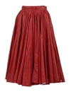 CALVIN KLEIN 205W39NYC A-LINE SKIRT RED