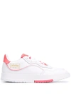 Adidas Originals Sc Premiere Leather Low-top Sneakers In Bianco