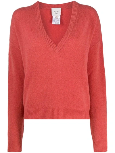 Alysi Cashmere Sweater In Rosa
