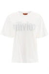 Colville Logo Print Inside-out Effect T-shirt In White