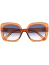 GUCCI GUCCI SUNGLASSES ORANGE