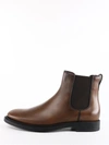 TOD'S LEATHER ANKLE BOOT BROWN