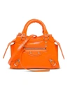 BALENCIAGA NEO CLASSIC MINI HANDBAG IN CROCODILE PRINT LEATHER