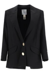 PATOU PATOU WOOL JACKET WITH JEWEL BUTTONS