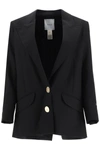 Patou Wool Jacket With Jewel Buttons In Black