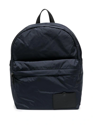 Ferragamo Classic Top Zip Backpack In Blue