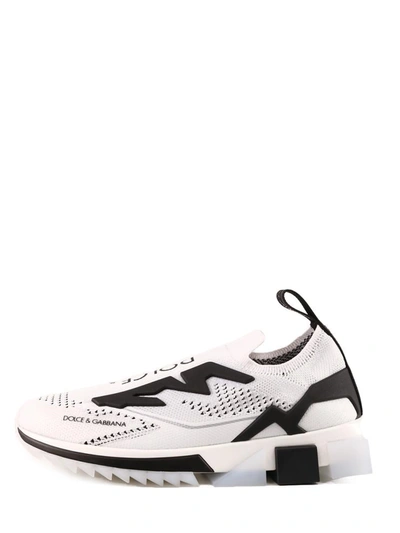 Dolce & Gabbana Sorrento Slip-on Sneakers In White