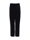 BALENCIAGA WIDE TROUSERS WITH ALL OVER LOGO