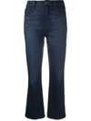 J BRAND FITTED CROPPED JEANS