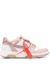 Off-white Off White Womens Out Of Office Ooo Sneakers In White Nude