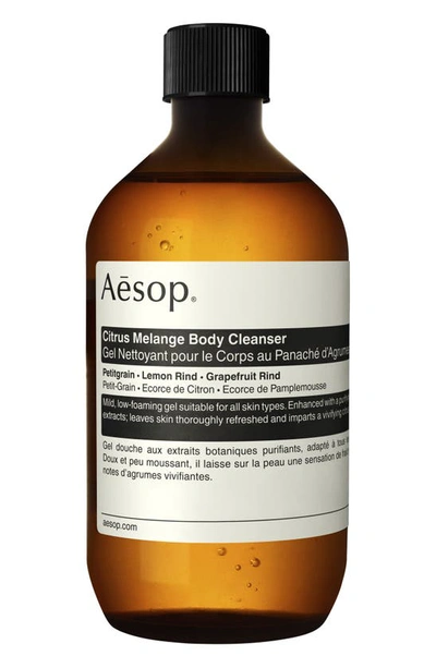 Aesop Citrus Melange Body Cleanser 500ml Refill With Screw Cap In White
