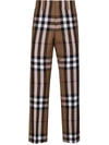 BURBERRY BURBERRY TROUSERS BROWN