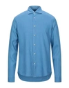 Drumohr Shirts In Blue