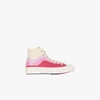 CONVERSE WHITE PINK AND CHUCK 70 HI NOR'EASTER SNEAKERS,169520C15902586