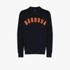 Barbour Prep-logo Crew-neck Sweatshirt In Blue