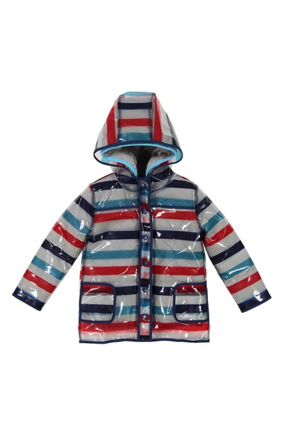 Andy & Evan Kids' Little Boy's & Boy's Peek-through Jacket In Striped Multi