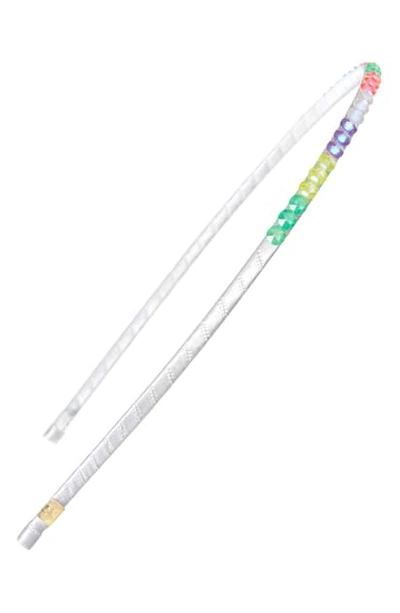 Bari Lynn Babies' Neon Crystal Headband In Multi