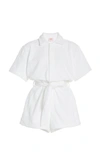 Terry Il Pareo Romper In Red,white