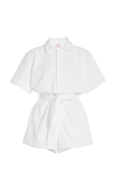 Terry Il Pareo Romper In White