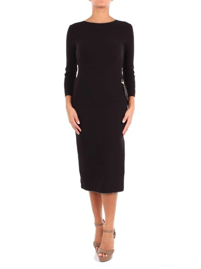 Boutique Moschino Women's A042058240555 Black Acetate Dress