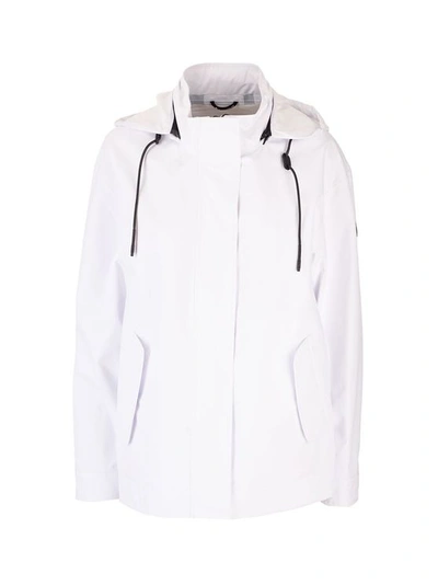 Moose Knuckles Canter Nylon Windbreaker-jacket In White