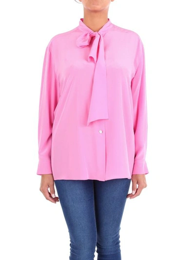 Boutique Moschino Women's A021311370208 Pink Silk Shirt