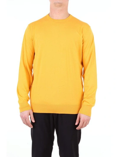 Luigi Borrelli Men's 18mg1508m7503ocra Yellow Cotton Sweater