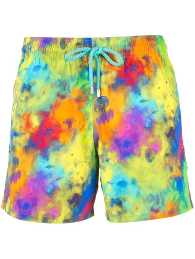 Vilebrequin Holi Party Spx Tie-dye Swim Shorts In Multicolor