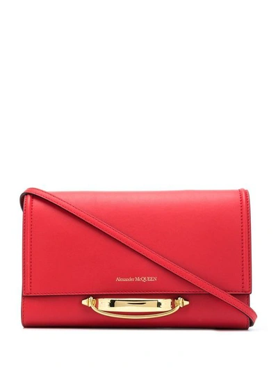 Alexander Mcqueen Women's 630261d78at6650 Red Leather Pouch