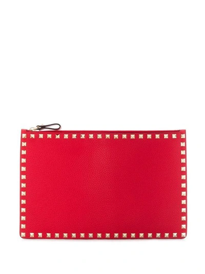 Valentino Garavani Women's  Red Leather Pouch