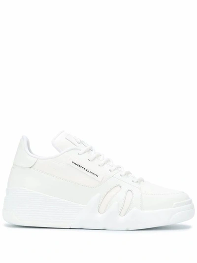Giuseppe Zanotti Design Men's Ru00041002 White Leather Sneakers