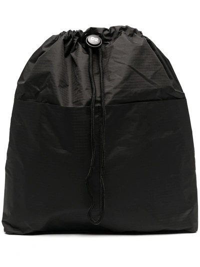 Dsquared2 Logo-strap Backpack In Black