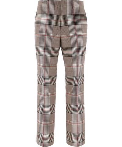 Burberry Check Technical Tailored Trousers In Neutrals
