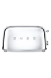 Smeg 50s Retro Style Four-slice Toaster In Polished Stainless Steel