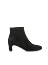 Del Carlo Zipped Ankle Boots In Black