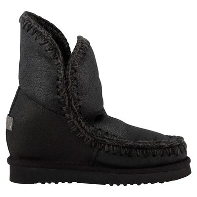 Mou Babies' Boots In Black Grey